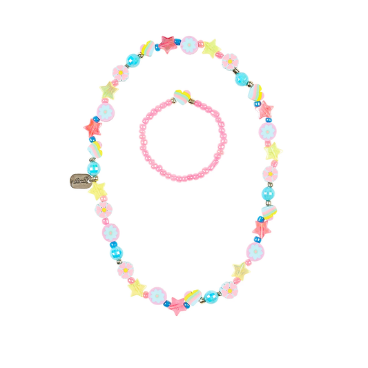 SCHMUCK-SET HALSKEТТЕ UND ARMBAND MILLA - SOUZA