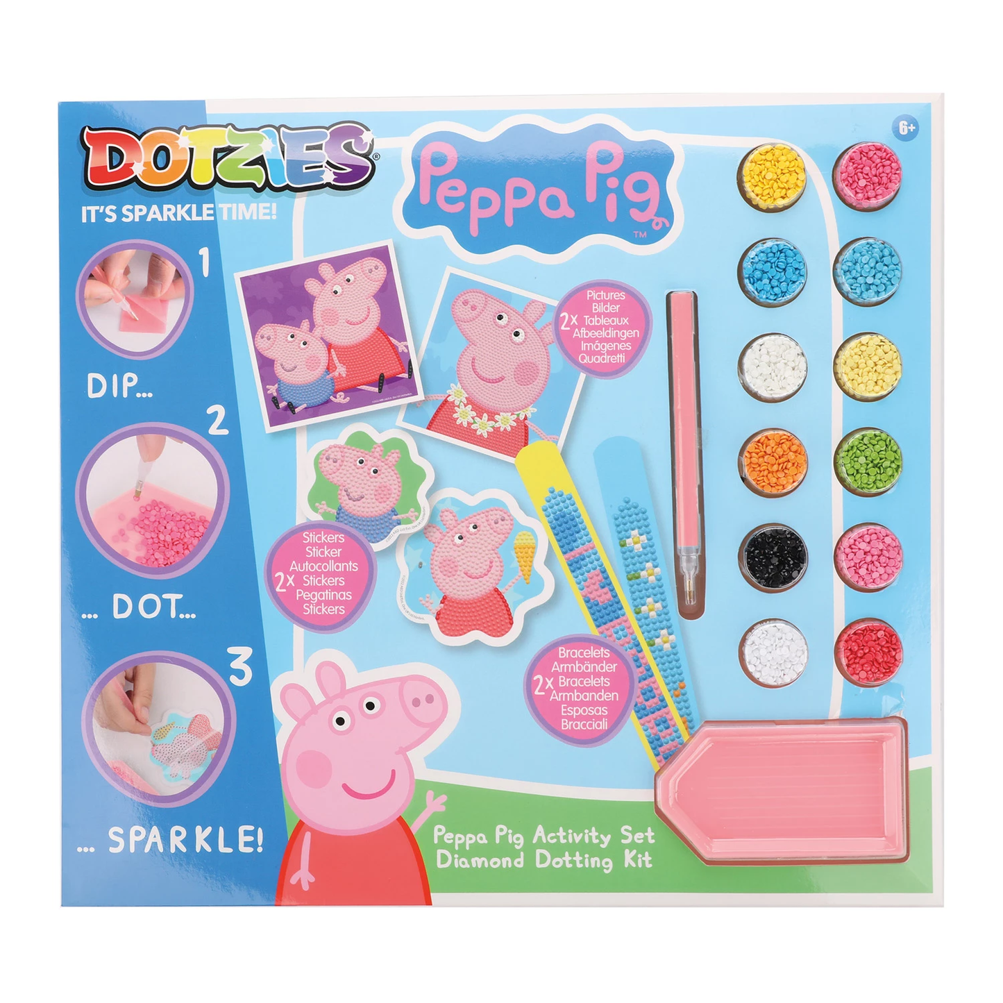 DIAMOND PAINTING PEPPA WUTZ - DIAMOND DOTZ