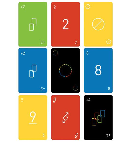 UNO MINIMALISTISCH – MATTEL GAMES – MEHRSPRACHIG