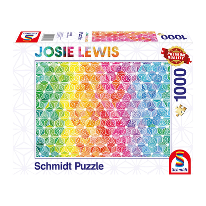 PUZZLE TRIANGLES COLORÉS 1000 P - SCHMIDT