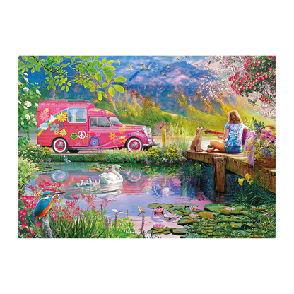 PUZZLE FRIEDEN AUF ERDEN 1000 TEILE - SCHMIDT