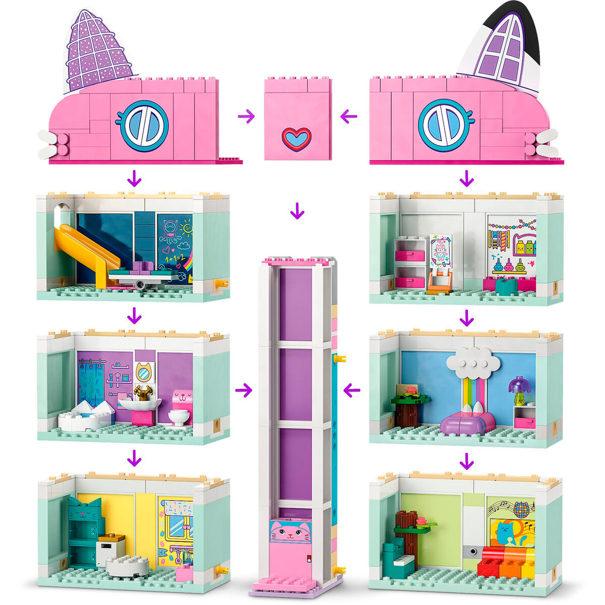 LA MAISON DE POUPEE DE GABBY - 10788 - LEGO