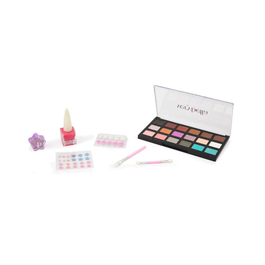 SET MAQUILLAGE AVEC VERNIS À ONGLES - TRÈS BELLE