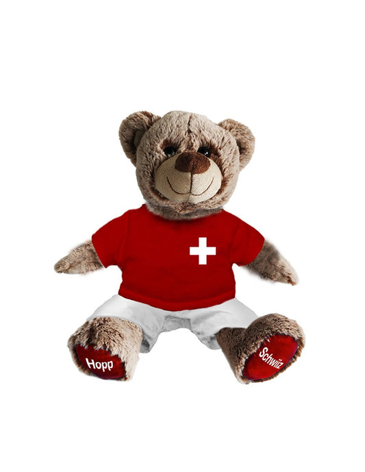 TEDDYBÄR FUSSBALLER 25CM SOUVENIR