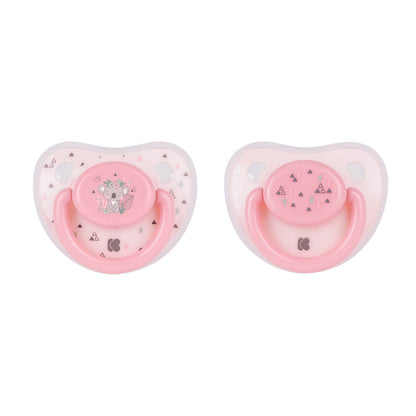 SCHNULLER SAVANNA 2 STK - 6/18M - ROSA - KIKKABOO