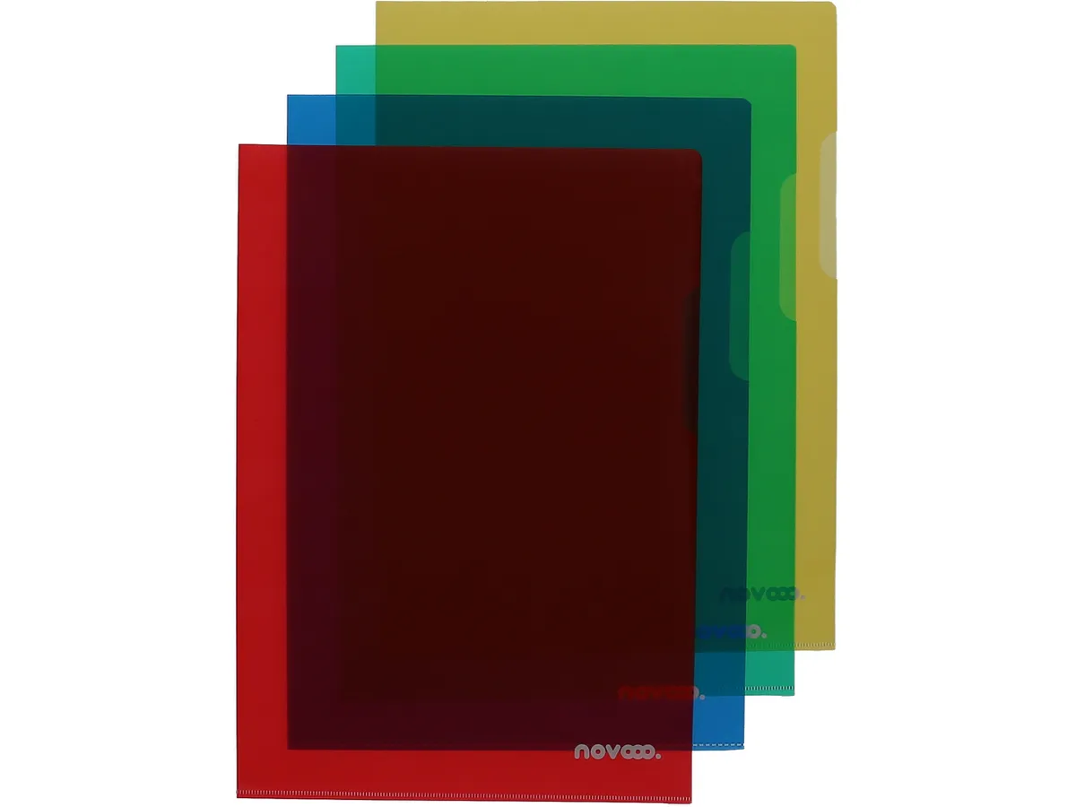 MAPPETTA PER DOCUMENTI COLORI ASS. PACK DA 10 - NOVOOO