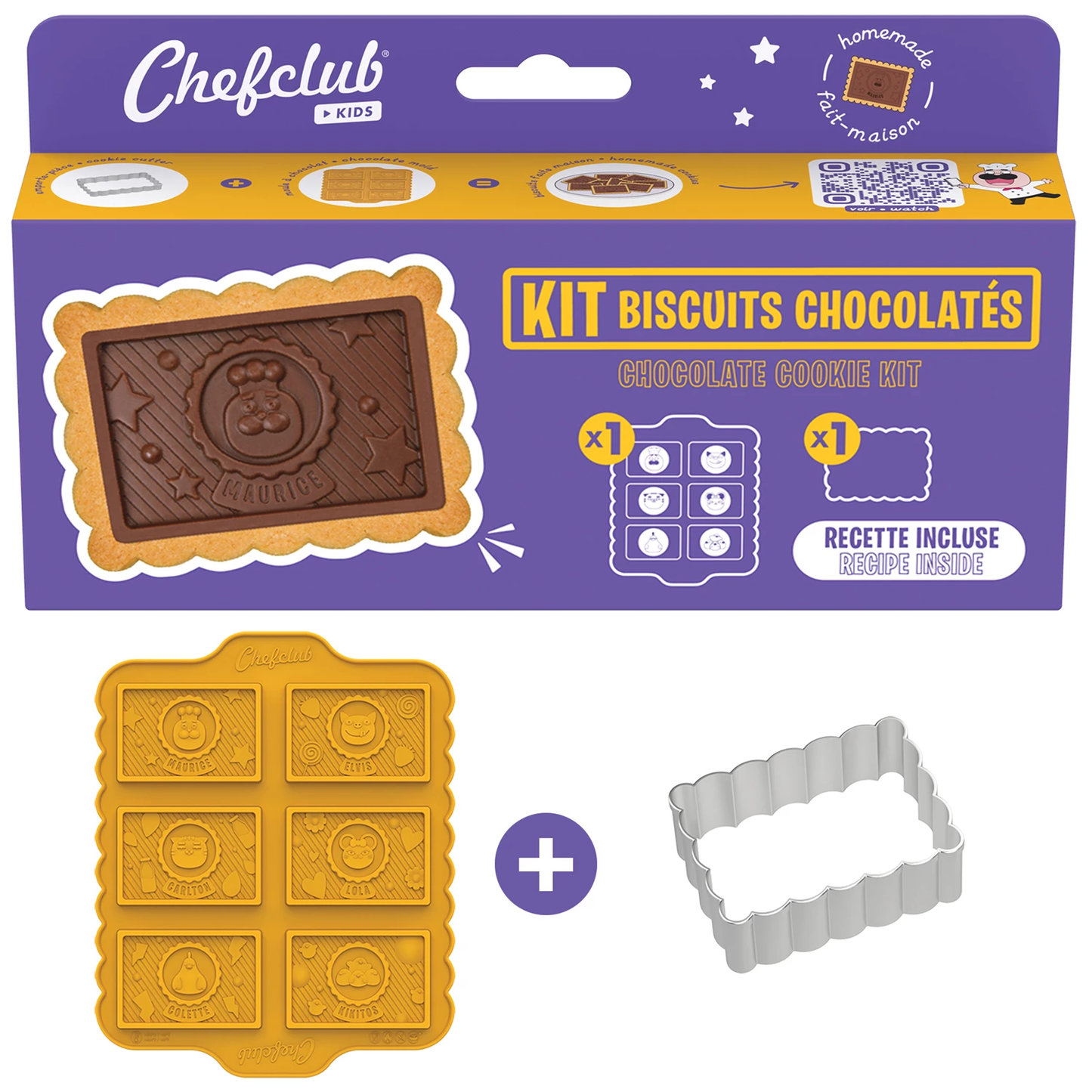 ENSEMBLE BISCUITS CHOCOLAT - CHEF CLUB