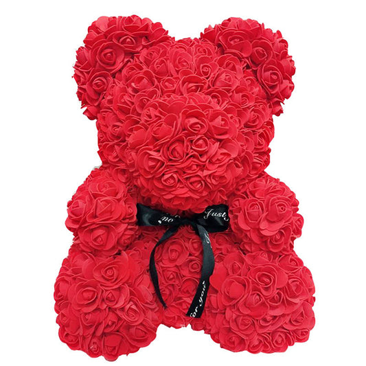 ROSENBÄR ROT IN GESCHENKBOX 20 x 28 CM