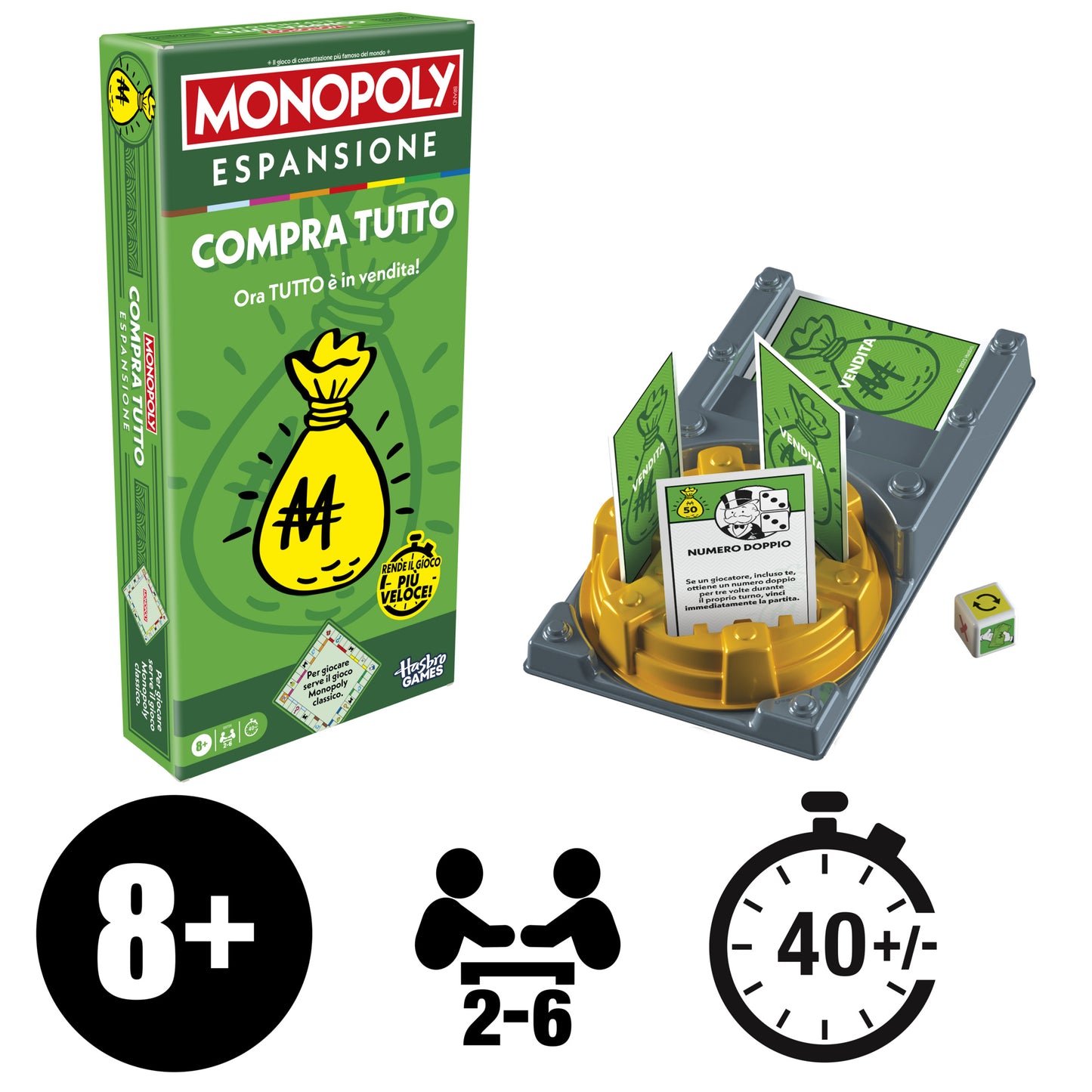 MONOPOLY ERWEITERUNG - ALLES KAUFEN - HASBRO