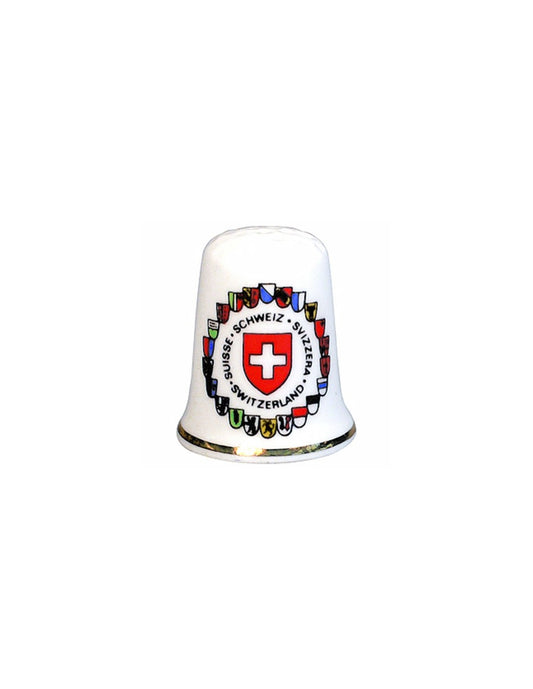 KERAMIKFINGERHUT MIT WAPPEN
