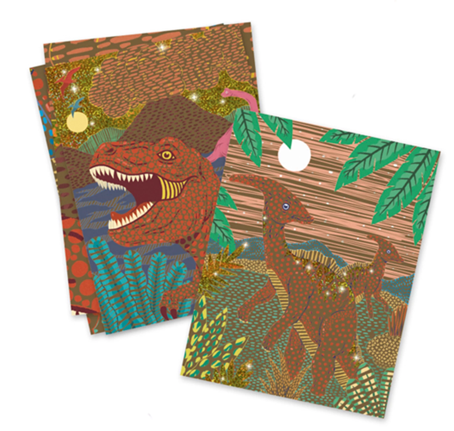 RUBBELBILDER DINOSAURIER - DJECO