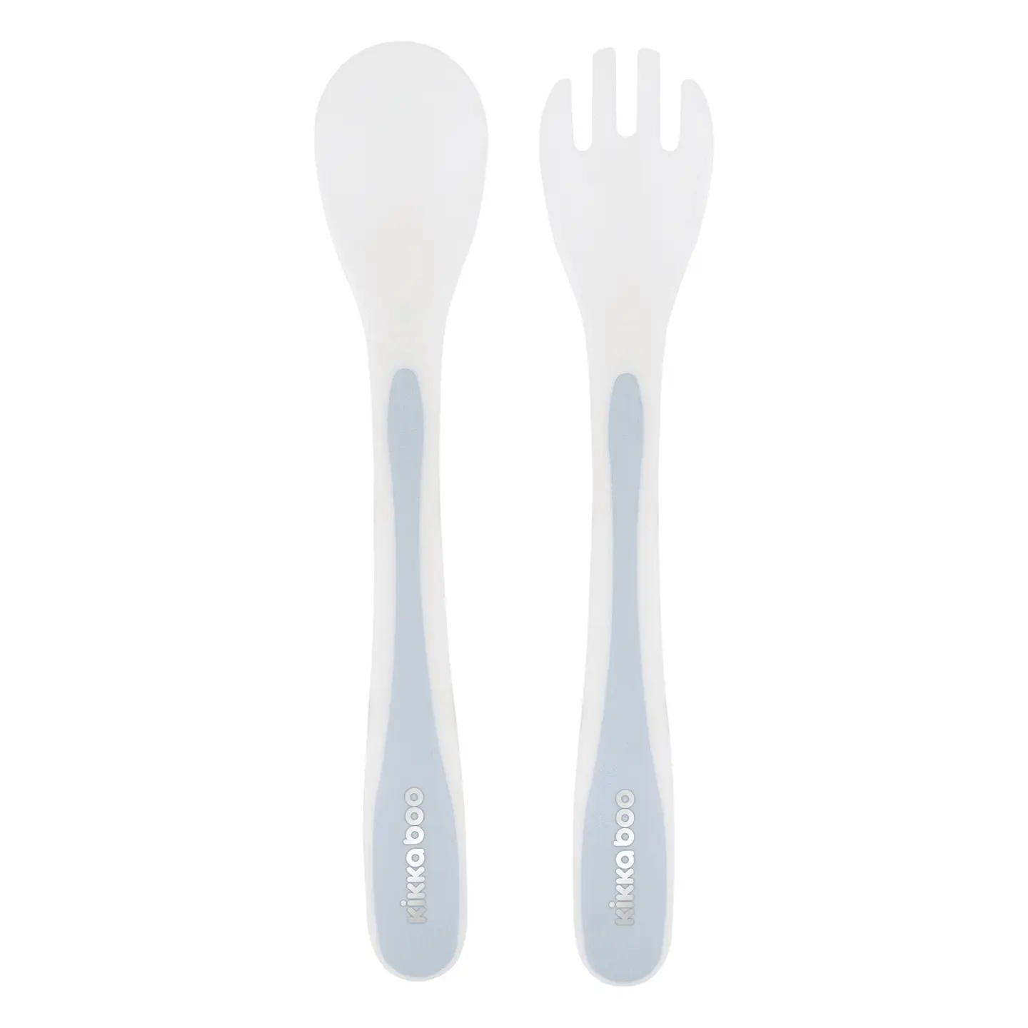 LÖFFEL UND GABEL SET PP - BLAU - KIKKABOO