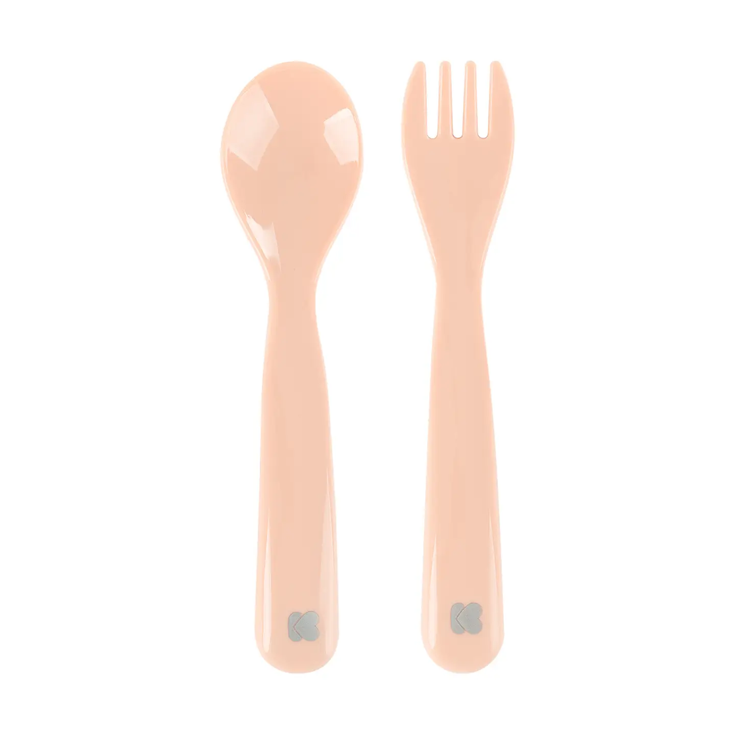 LÖFFEL- UND GABEL-SET – GLÄNZEND ROSA – KIKKABOO