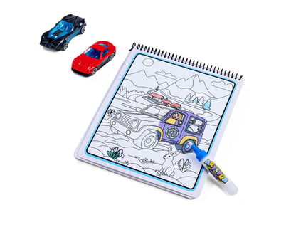 LIVRE DE COLORIAGE CARS AVEC STYLO À EAU XL - ART & FUN