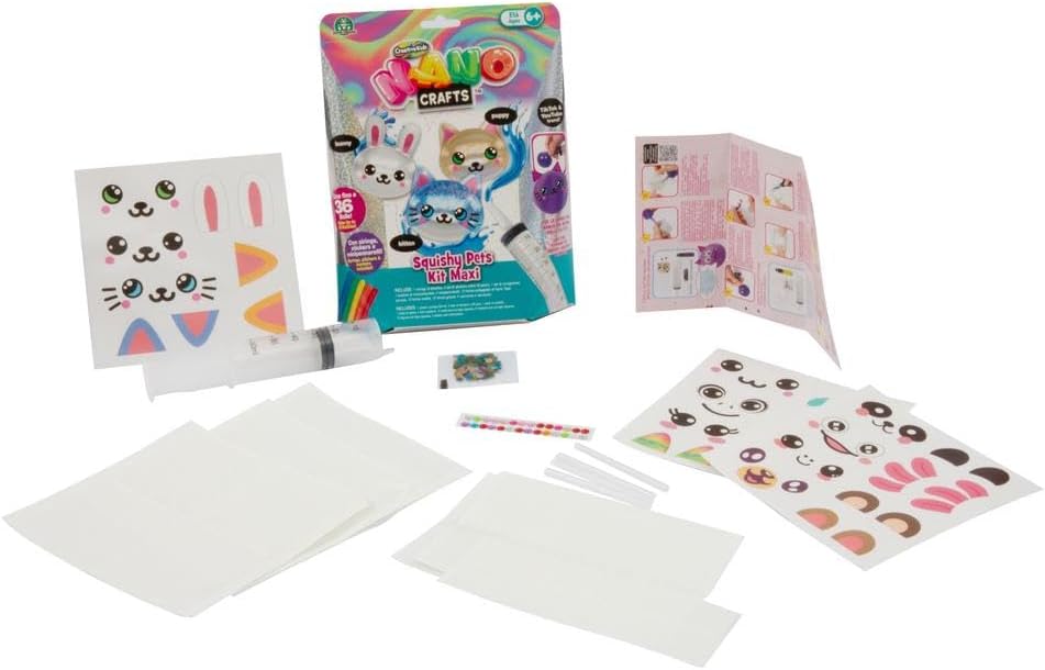 NANOCRAFT KIT DELUXE BLASEN & SQUISHY-TIERE - GIOCHI PREZIOSI