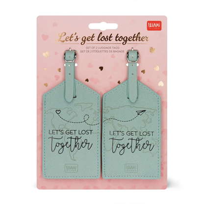 LOT DE 2 ÉTIQUETTES DE BAGAGE - LEGAMI