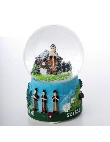SCHWEIZER SCHNEEKUGEL SPIELER SOUVENIR