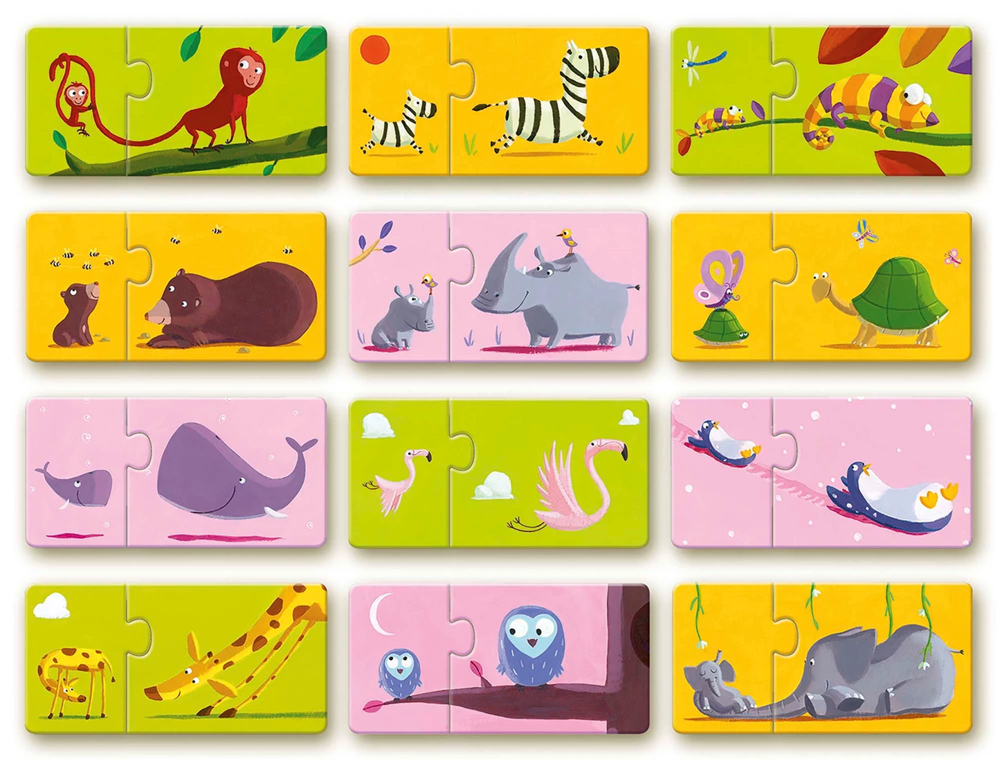 DUO PUZZLE - MUTTER UND KIND - DJECO