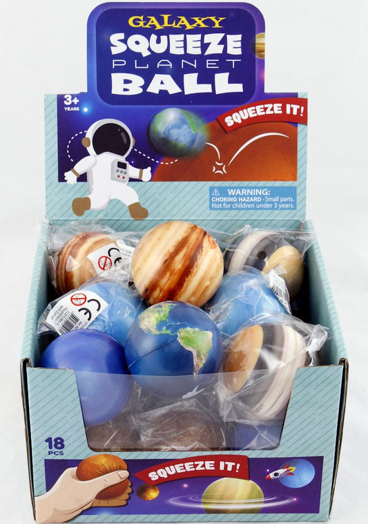 SQUEEZE PLANET BALL SORTIERT