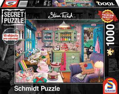SECRET PUZZLE LE SALON DE GRAND-MÈRE 1000 PC - SCHMIDT