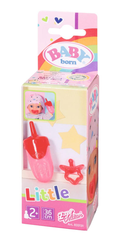 FLASCHEN- UND SCHNULLER-SET ROT/BLAU – BABY BORN
