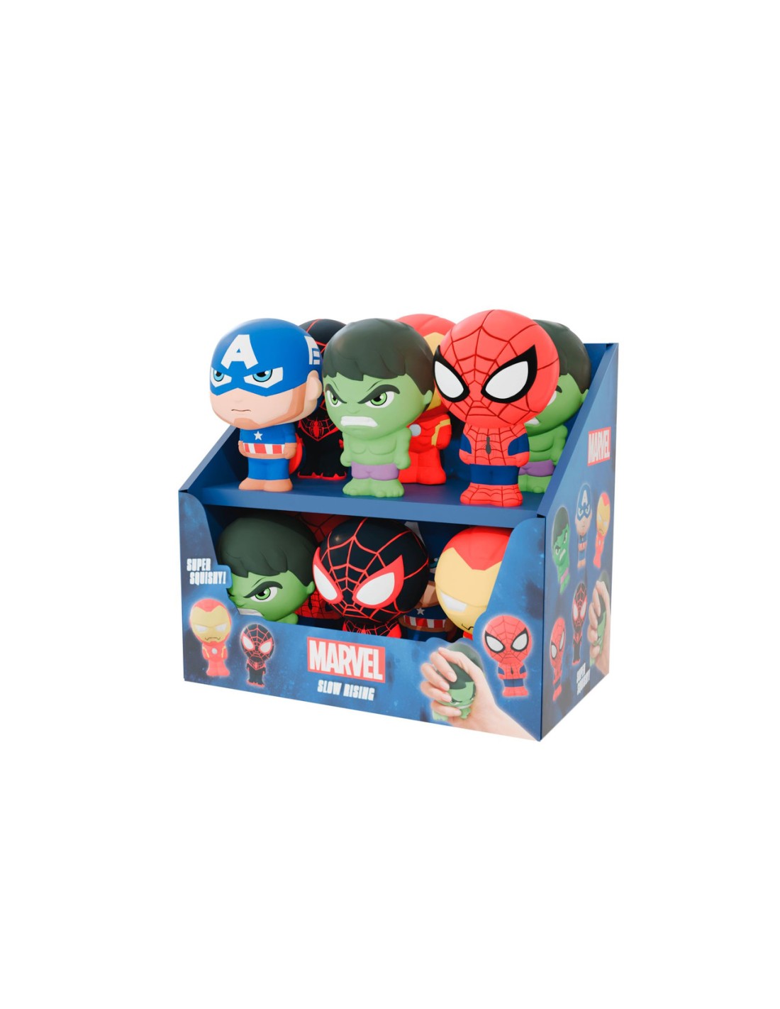 MARVEL SQUISHY SENSORIK-SPIELZEUG – SORTIERT – GRANDI GIOCHI