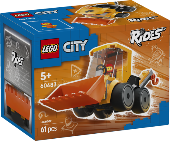 PELLE MÉCANIQUE DE CHANTIER - CITY 60483 - LEGO