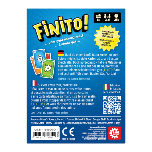 FINITO - GAME FACTORY - MULTILINGUA