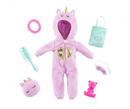 EINHORN-STRAMPLER FÜR PUPPEN MIT ZUBEHÖR - COROLLE