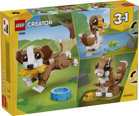 CHIOT JOUER - CRÉATEUR 31382 - LEGO