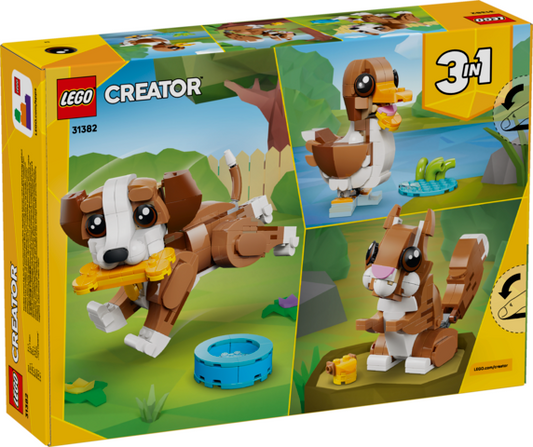 CAGNOLINO GIOCOSO - CREATOR 31382 - LEGO