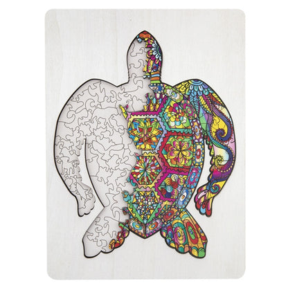 HOLZPUZZLE SCHILDKRÖTE - 130 TEILE
