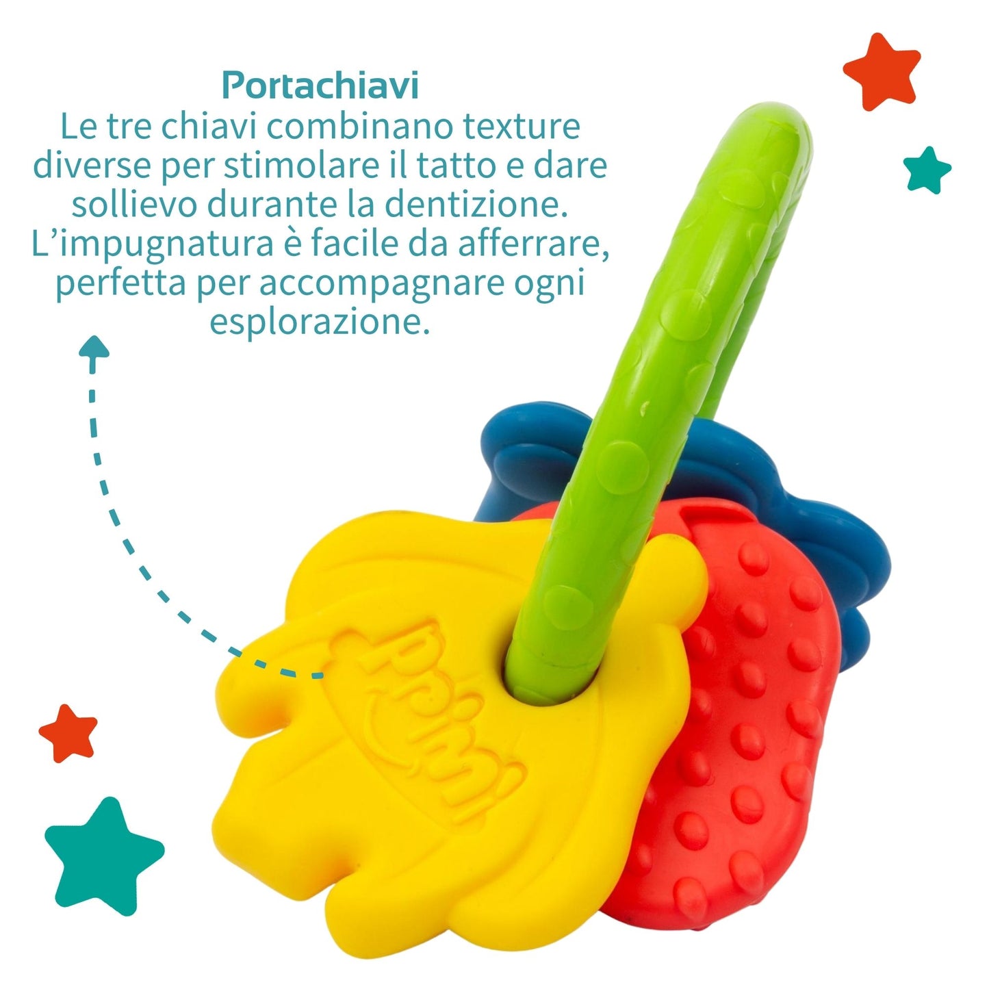 3-TEILIGES RASSSELSET – PRIMI‘ – GIOCHI PREZIOSI