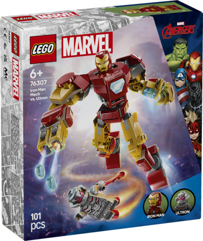 MECH D'IRON MAN CONTRE ULTRON - SUPER HEROES 76307 - LEGO