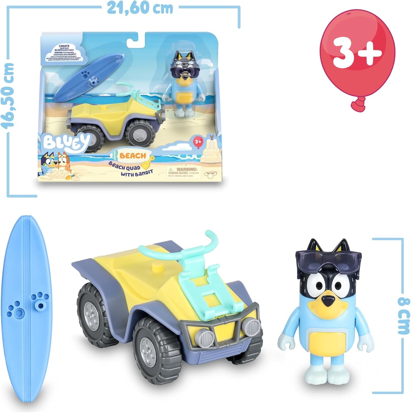 BLUEY STRAND BUGGY - GIOCHI PREZIOSI
