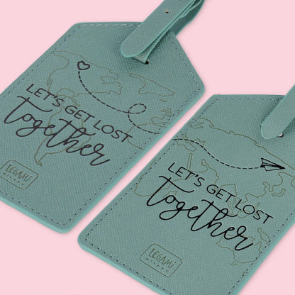 LOT DE 2 ÉTIQUETTES DE BAGAGE - LEGAMI