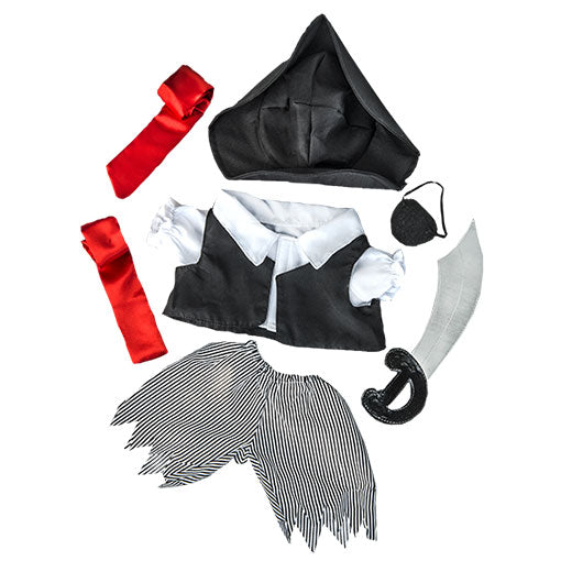 PIRATENJUNGEN KOSTÜM MIT SCHWERT - 40CM - MAKE A TEDDY