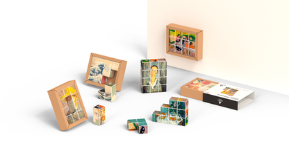 003 SÉLECTION DE CHEFS-D'ŒUVRE CUBE ART 12 - GEOMAGWORLD