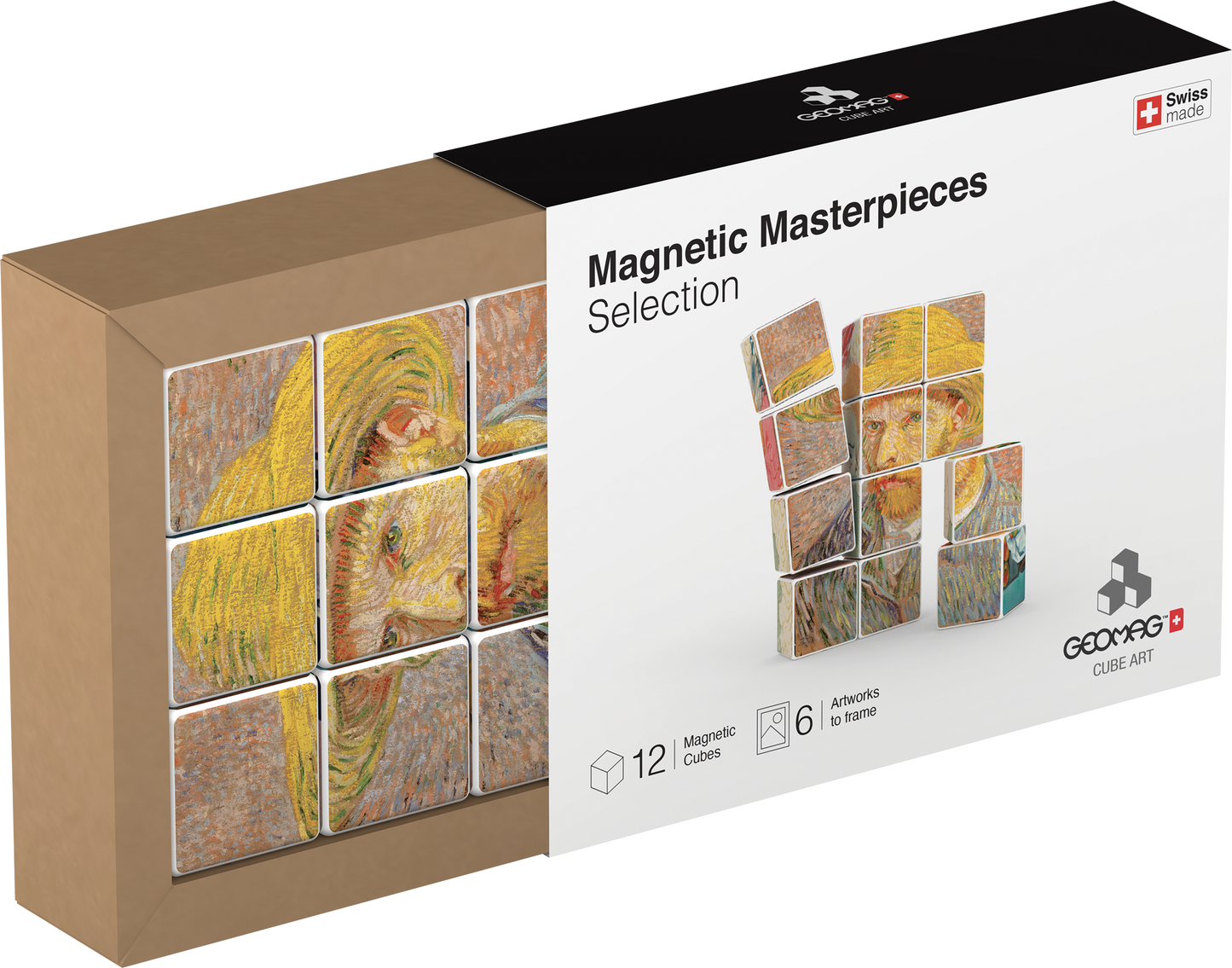 003 SÉLECTION DE CHEFS-D'ŒUVRE CUBE ART 12 - GEOMAGWORLD