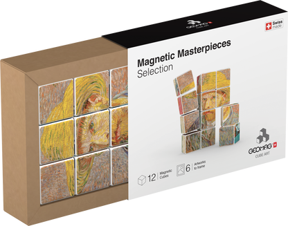 003 SÉLECTION DE CHEFS-D'ŒUVRE CUBE ART 12 - GEOMAGWORLD