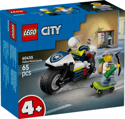 POURSUITE EN MOTO DE LA POLICE - CITY POLICE 60455 - LEGO