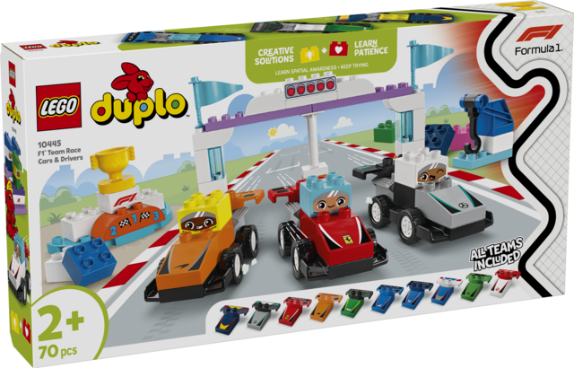VOITURE DE COURSE ET PILOTES - DUPLO 10445 - LEGO