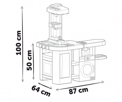 KÜCHE MIT WASCHMASCHINE - SMOBY