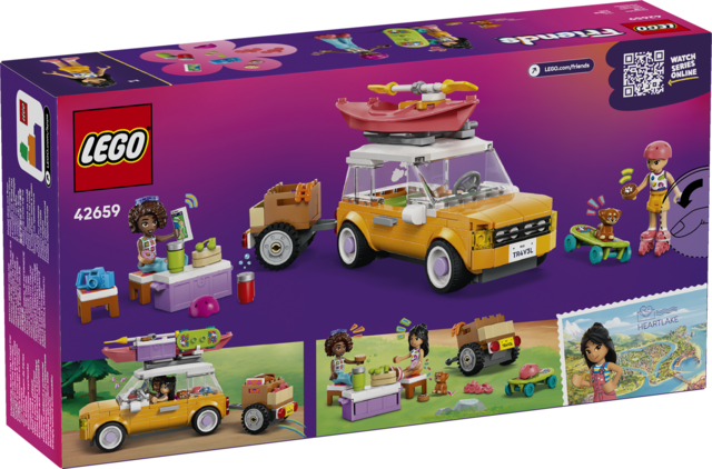 VOYAGE EN VOITURE AVEC LE CHIOT - FRIENDS 42659 - LEGO