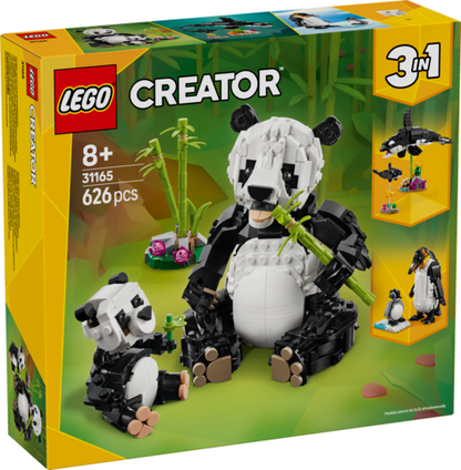 ANIMAUX SAUVAGES FAMILLE PANDA - CREATOR 31165 - LEGO
