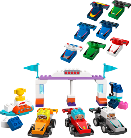 VOITURE DE COURSE ET PILOTES - DUPLO 10445 - LEGO