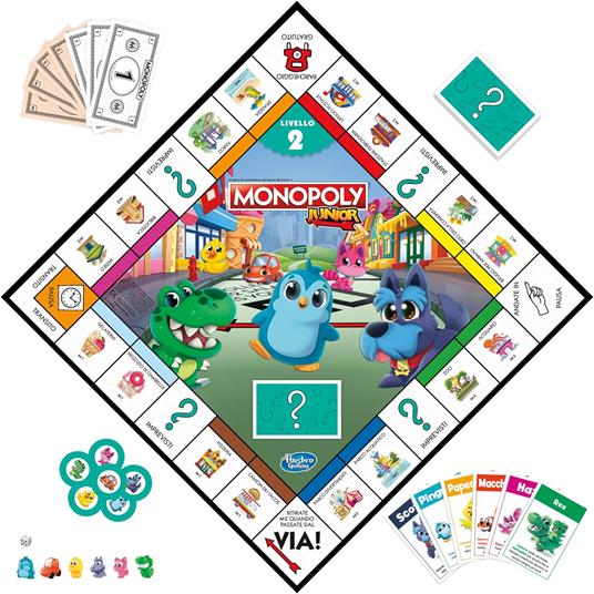 MONOPOLY JUNIOR 2 JOUEURS - HASBRO GAMING - FR