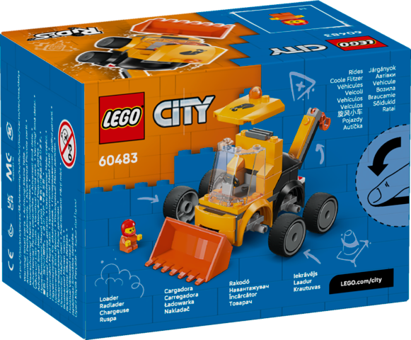 PELLE MÉCANIQUE DE CHANTIER - CITY 60483 - LEGO