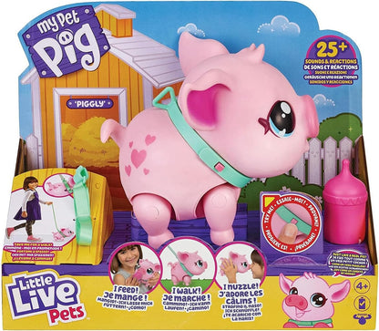LIVE PETS PIGGLY, INTERAKTIVES FERKEL - GIOCHI PREZIOSI