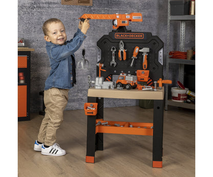 🟡 BLACK AND DECKER WERKSTÄTTE - SMOBY -BESTSELLER